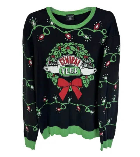 Friends Central Perk TV Unisex Size XL Multicolor Ugly Christmas Sweater Top