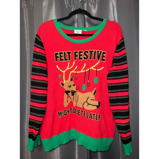 Discover Ugly Christmas Sweater Xmas Size Medium