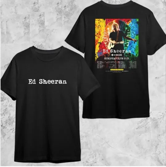 Discover Ed Shee Europe Tour 2025 Tour Date Fan Gifts Two Sides Classic T-Shirt.