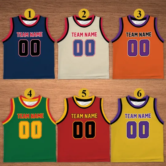 Personalized Kids Basketball Jersey, Custom Basketball Jersey