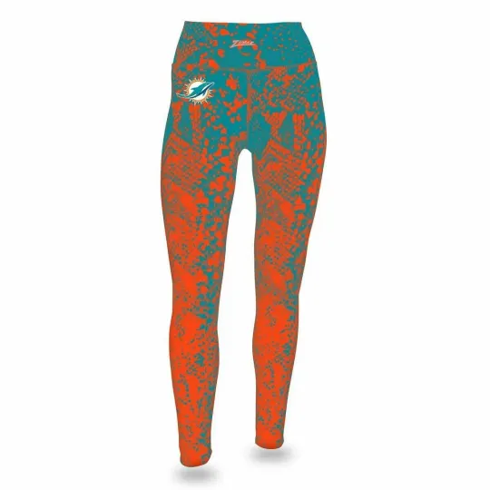 Miami Football Team Dolphins Leggings, Gift for Women