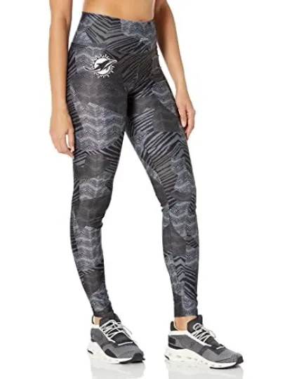 Miami Football Team Dolphins Leggings, Gift for Women