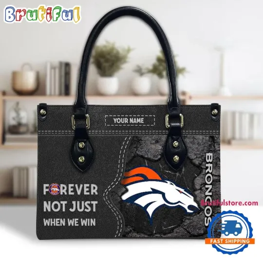 Denvers Team Broncos Forever Leather Bag, Sport Leather Bag, Unisex Bag