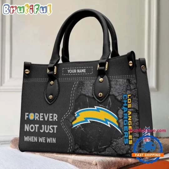 Discover Los Angeles Team Chargers Forever Leather Bag, Sport Leather Bag, Unisex Bag