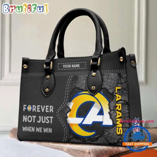 Discover Los Angeles Team Rams Forever Leather Bag, Sport Leather Bag, Unisex Bag