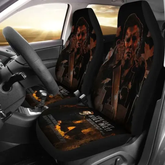 Michael Myers Car Seat Cover, Horror Gift Idea