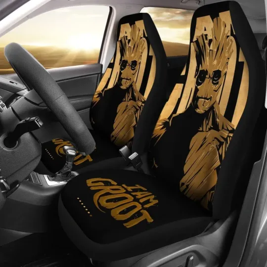 I Am Groot Marvel Car Seat Cover