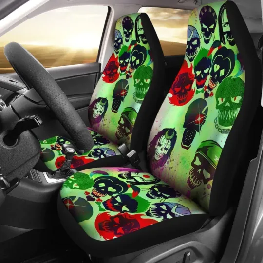 Discover Suicide Squad Icons Car Seat Covers, Funny Gift Idea.