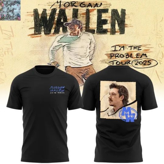 Wallen Western Im the Problem Tour 2025 T-Shirt