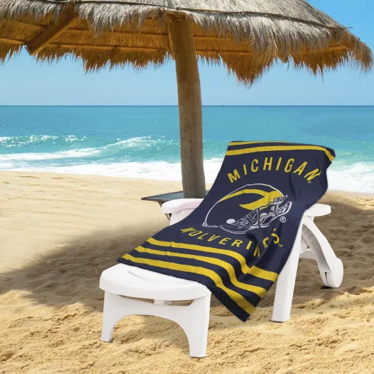 Discover NCAA Michigan Wolverines Beach Towel