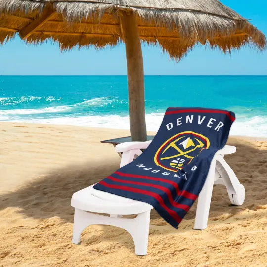 Discover Denver Basketball Team Nuggets Beach Towel