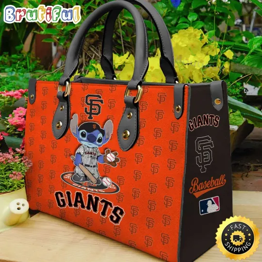 Personalized San Frans Team Giantss Film Cartoon Leather Bag, Leather Bag