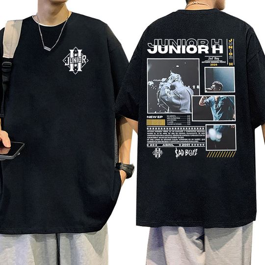 Rapper Junior H Sad Boyz 2024 Album Graphic T Shirt
