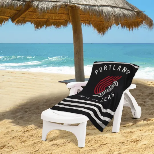 Portland Basketball Team Trailblazers Beach Towel