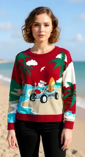 Discover Ugly Christmas Sweater Pullover Holiday party festive  Unisex Size S