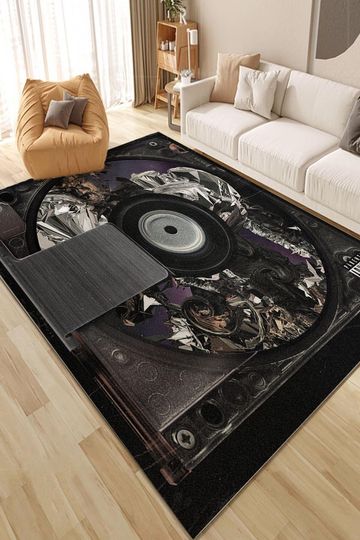 Kanye West Album Cover Rug: Music Decor, Boys Room Area Rug