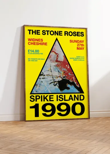 Discover The Stone Roses Spike Island Poster