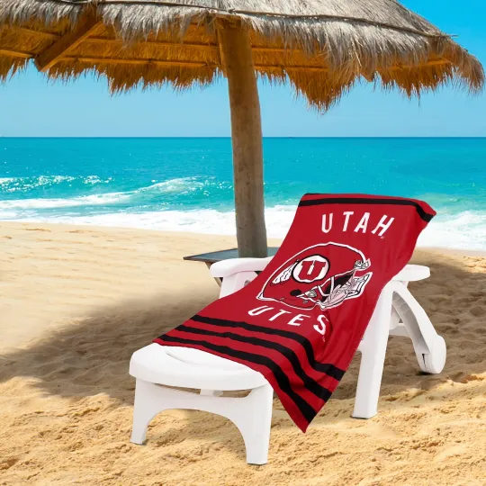 NCAA Utah Utes Beach Towel