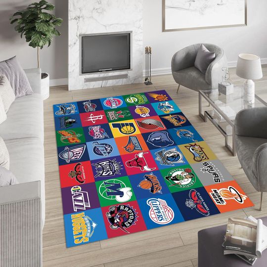 Sport Rug,Colorful Rug,Cool Rugs,Basketball Rug,Hypebeast Rug,Basketball Players Rug