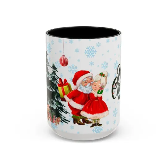 Accent Coffee Mug   with cute Christmas imagen