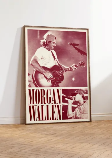 Wallen Western Poster - Country Music Wall Art