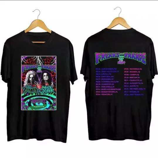 Rob Zombie and Alice Cooper s 2024 Tour Shirt