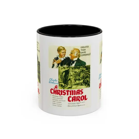 Cult Classic Movie Poster Art Accent Coffee Mug - A Christmas Carol 1