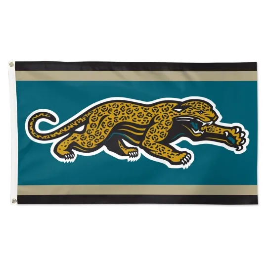Discover Jacksonville Jaguars Football 3x5 ft Classic Logo Retro Flag - football Gift Banner