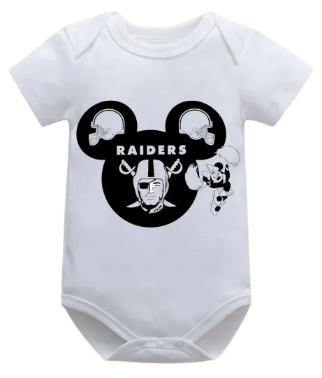 Discover Las Vegas Football Team Raiders Minnie Mouse Onesies