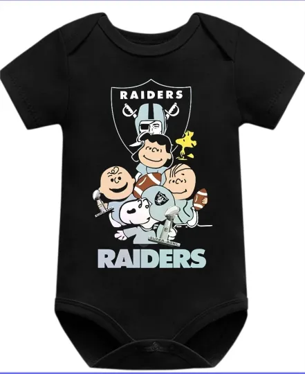 Las Vegas Football Team Raiders Peanuts Onesies