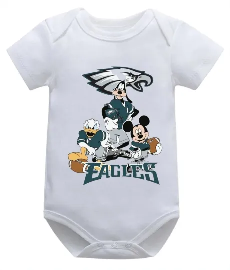 Philadelphia Football Team Eagles Disney Onesies