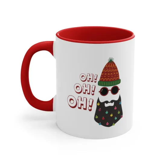 Discover Santa's Mug! Christmas Mug! Accent Coffee Mug