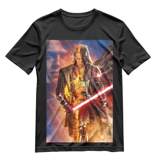 Discover Star Wars T Shirt Anakin Skywalker X Darth Vader Shirt Retro Star Wars Tee S-3XL