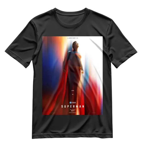 Superman 2025 Movie Poster T-Shirt Superman Graphic Tee