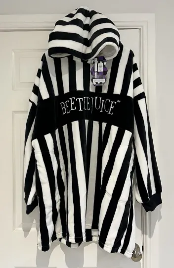 Discover New Primark Beetlejuice Halloween Snuddie Size M/L Fits Sizes 14 To 24 - Snoodie