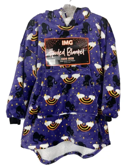 IMG Hooded Blanket Kids Size One Size Fits Most Oversized Polyester Fleece Youth