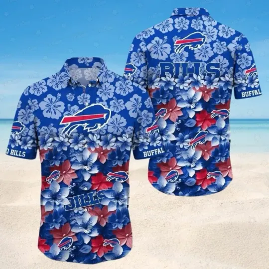 Buffalo Bills Floral Pride Summer Aloha Unisex Hawaiian Shirt