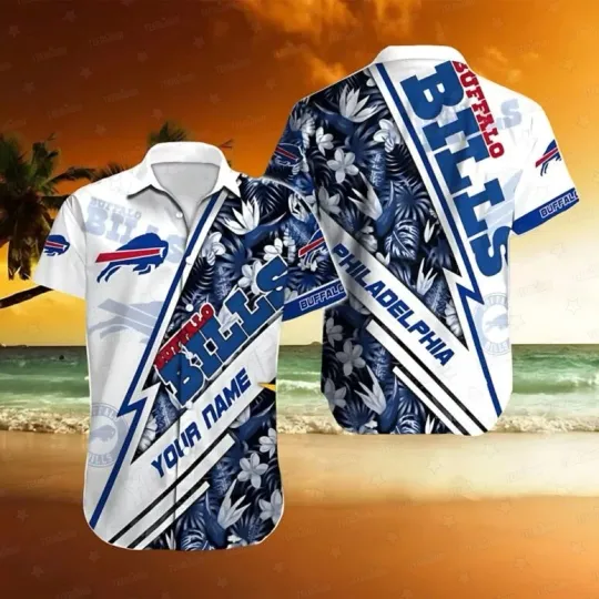 Buffalo Bills Tropical Team Spirit Summer Aloha Unisex Hawaiian Shirt