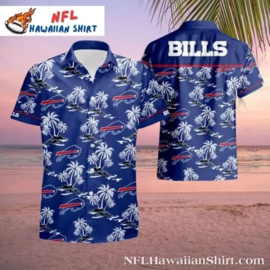 Discover Men’s Tropical Buffalo Bills Hawaiian Shirt – Beachside Fan Gear