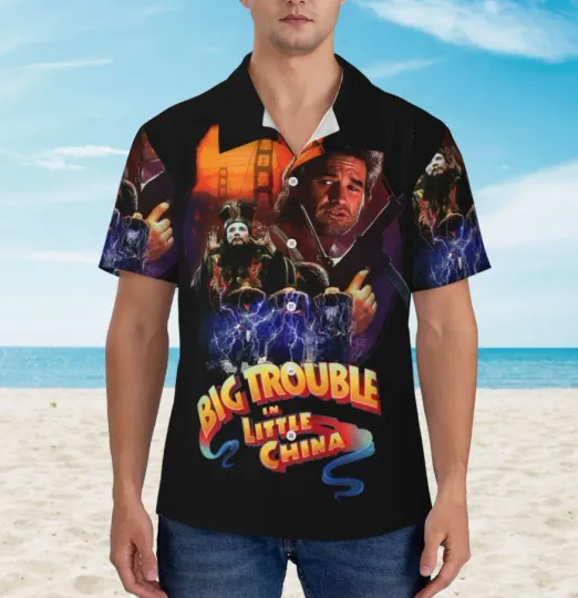 Big Trouble Movie in Little Tokyo Hawaiian Shirt Men’s