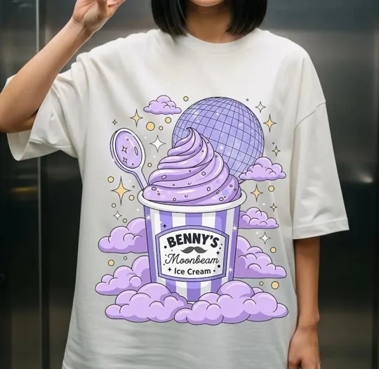 Discover Moonbeam Ice Cream Shirt, Tour Album 2025 Concert T-Shirt