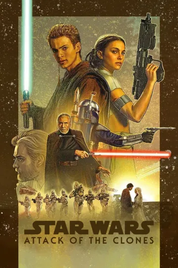Star Wars Attack of the Clones Poster Anakin Skywalker
