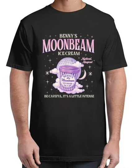 Discover Vintage Moonbeam Ice Cream Funny Adult T-Shirt