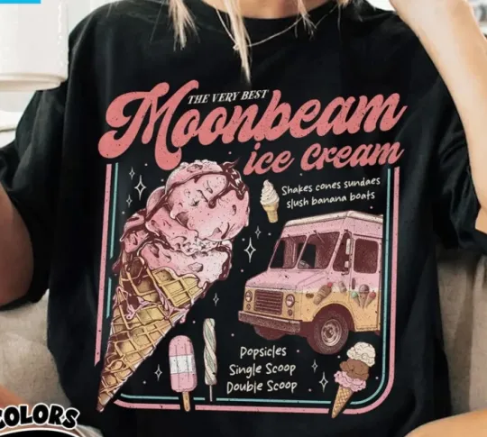 Discover Boone Moonbeam Ice Cream album 2025 short sleeve shirt