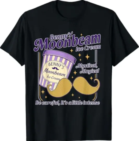 Discover Vintage Moonbeam Ice Cream Truck Retro Double Scoop Popsicle T-Shirt