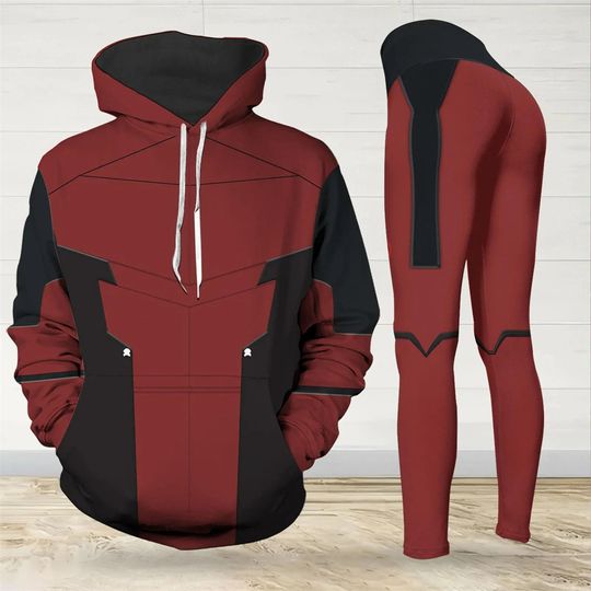 Halloween costumes, Deadpool hoodie, leggings for women