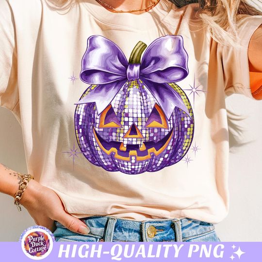 Discover Coquette Bow Pumpkin Png, Disco Pumpkin Design Aesthetic Png, Fall Shirt Design Autumn Sublimation, Pumpkin Coquette, Spooky Mama Png