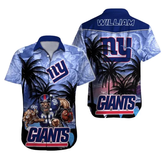 Discover Personalized New York Giants Twilight Escape Hawaiian Shirt