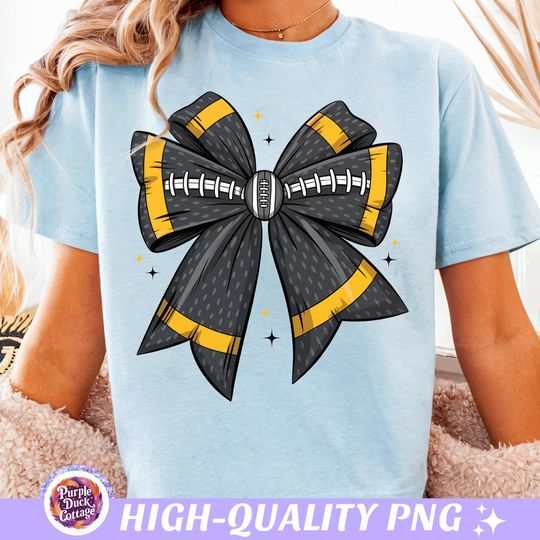 Tennessee Coquette Football T-Shirt, Football Bow Shirt, Girl Football Mom Sport Bow, School Football Game Day Tee