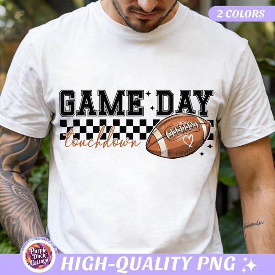 Game Day Touchdown T-Shirt, Retro Football Season Shirt, Game Day, Sport Lover